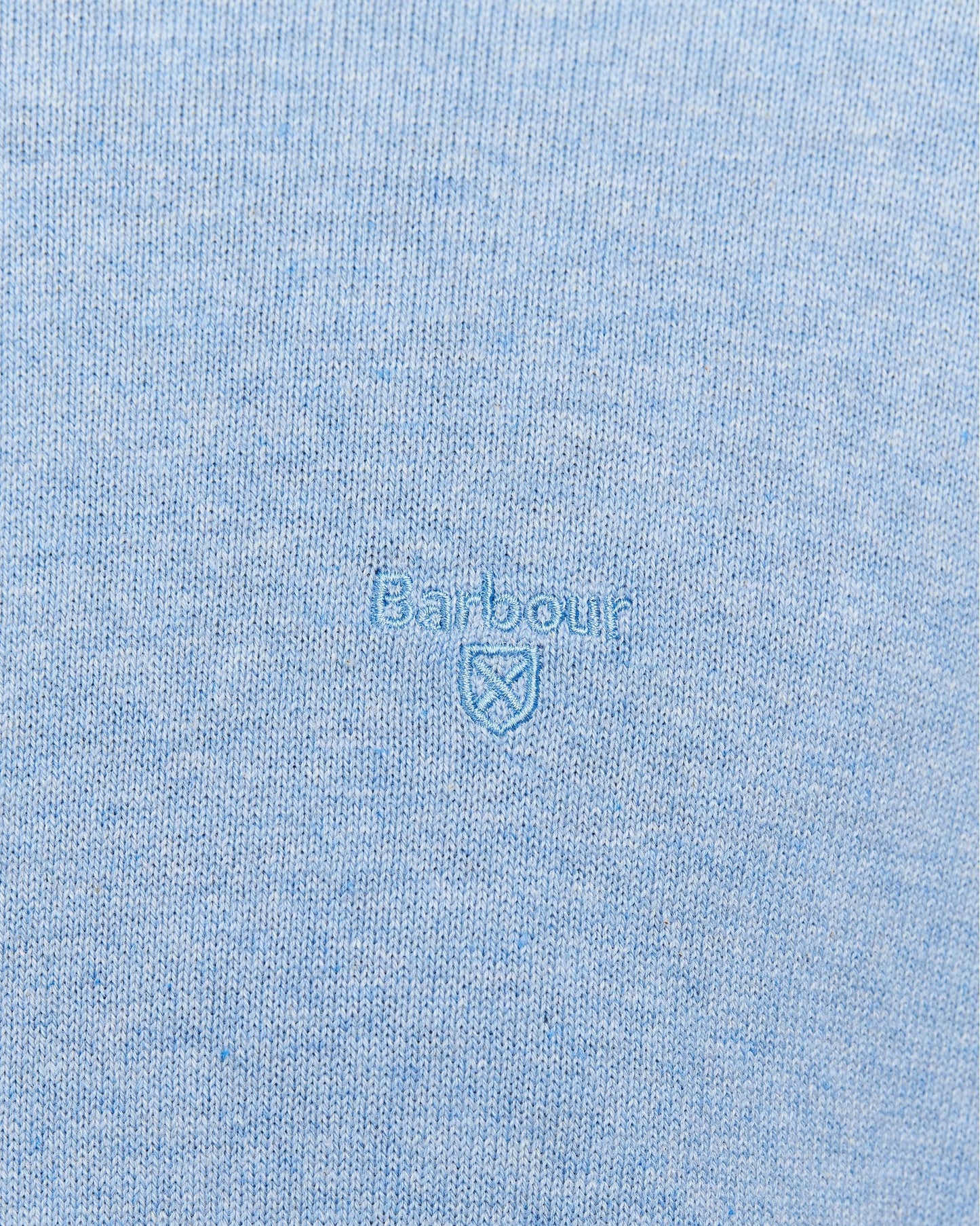 Barbour Pima Cotton Mens Crew Sweatshirt - Dark Chambray