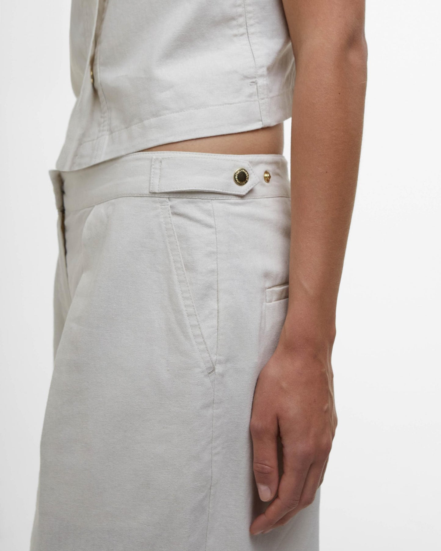 Barbour International Riley Womens Trousers - Light Stone