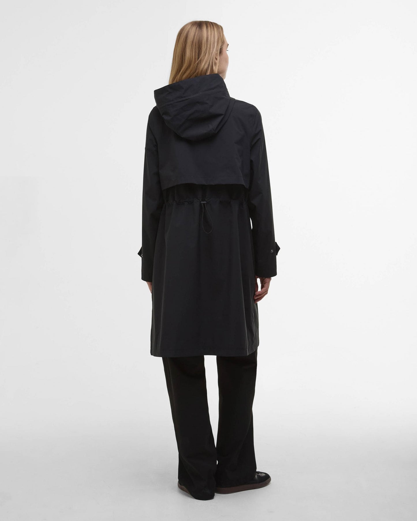 Barbour International Long Kyra Womens Waterproof Jacket - Black