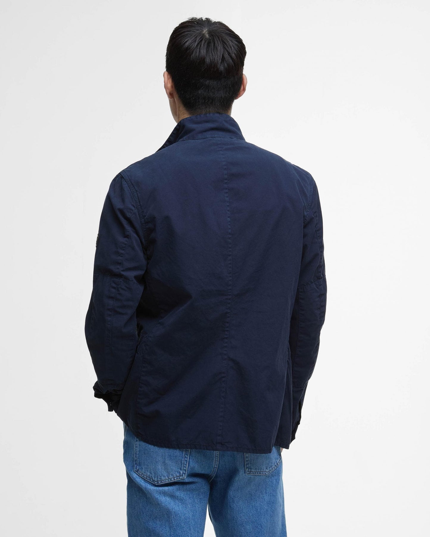 Barbour International Duke Cotton Mens Casual Jacket - Navy