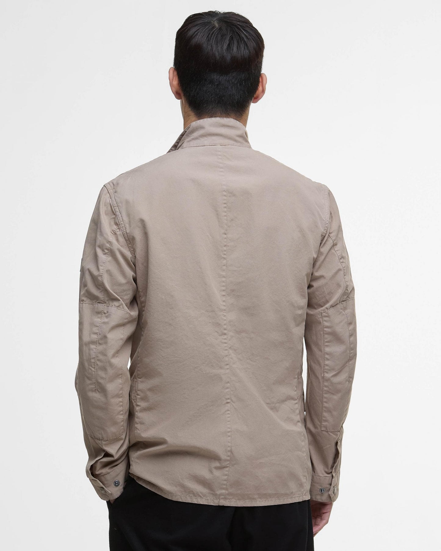 Barbour International Duke Cotton Mens Casual Jacket - Timberwolf