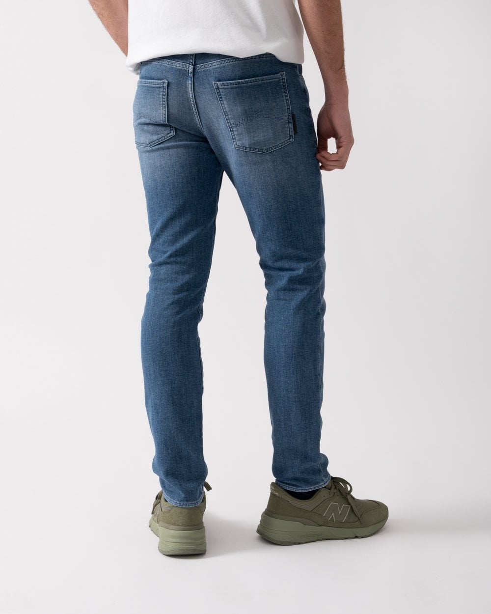 Armani Exchange Armani Exchange Mens Slim Fit 5 Pocket Jeans