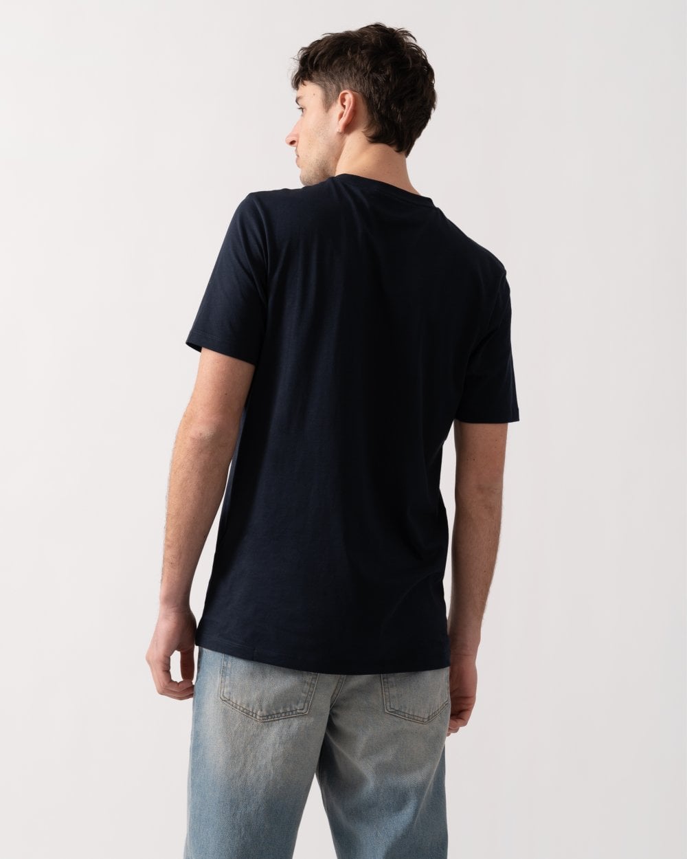 Lyle & Scott Tonal Eagle Superfine Cotton Mens T-Shirt - Z271 Dark Navy