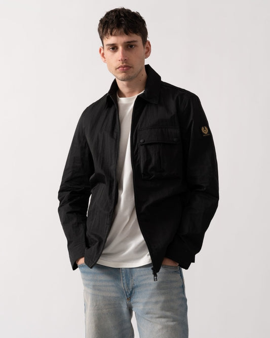 Belstaff Drome Mens Overshirt - Black
