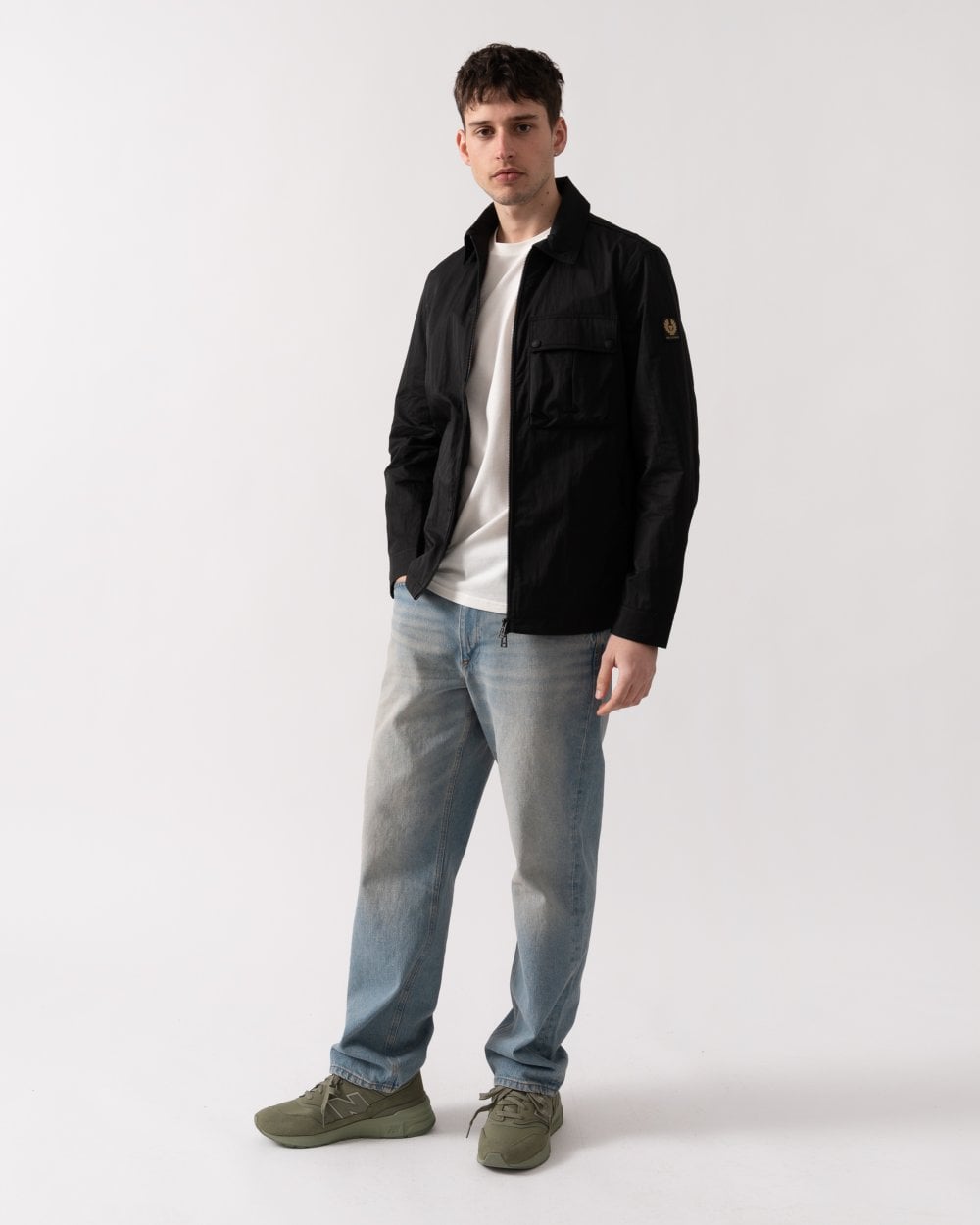 Belstaff Drome Mens Overshirt - Black