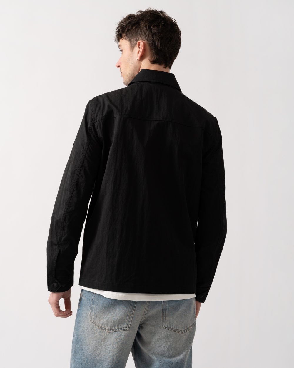 Belstaff Drome Mens Overshirt - Black