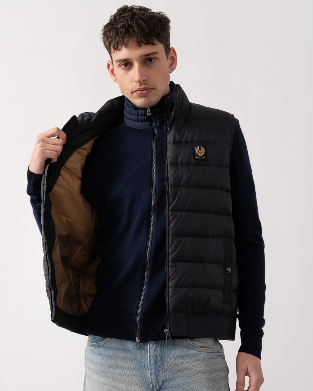 Belstaff Mens Circuit Gilet - Dark Ink