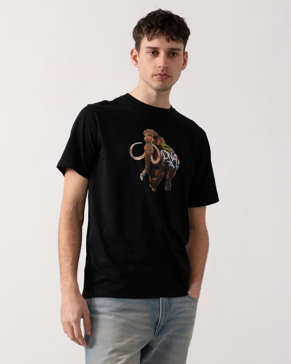 Paul Smith PS Paul Smith Mens Regular Fit Graffiti Mammoth T-Shirt