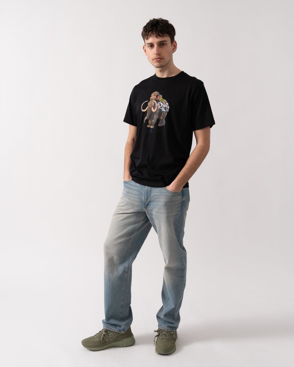Paul Smith PS Paul Smith Mens Regular Fit Graffiti Mammoth T-Shirt