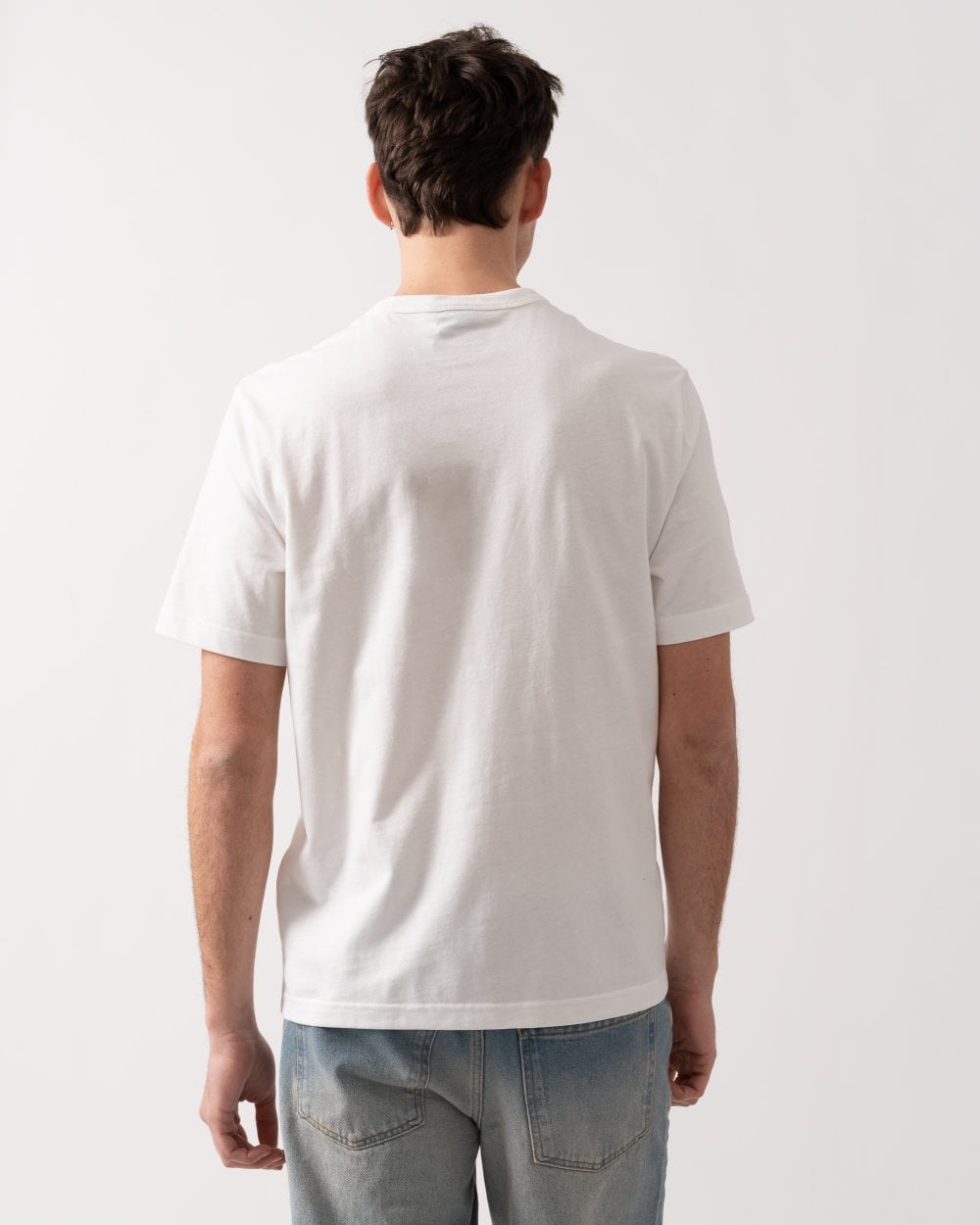 PS Paul Smith Mens Short Sleeve Skull T-Shirt - 02 Off White