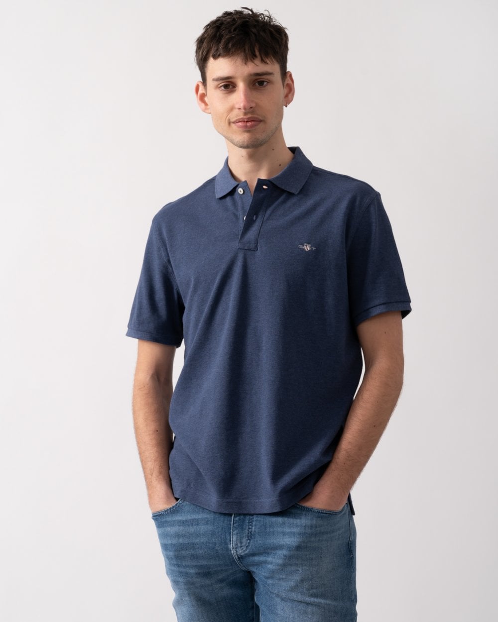 GANT Mens Regular Fit Embroidered Archive Shield Polo