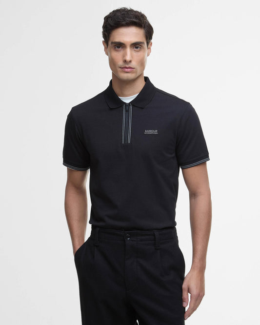 Barbour International Ollie Twin Tipped Placket Mens Polo Shirt