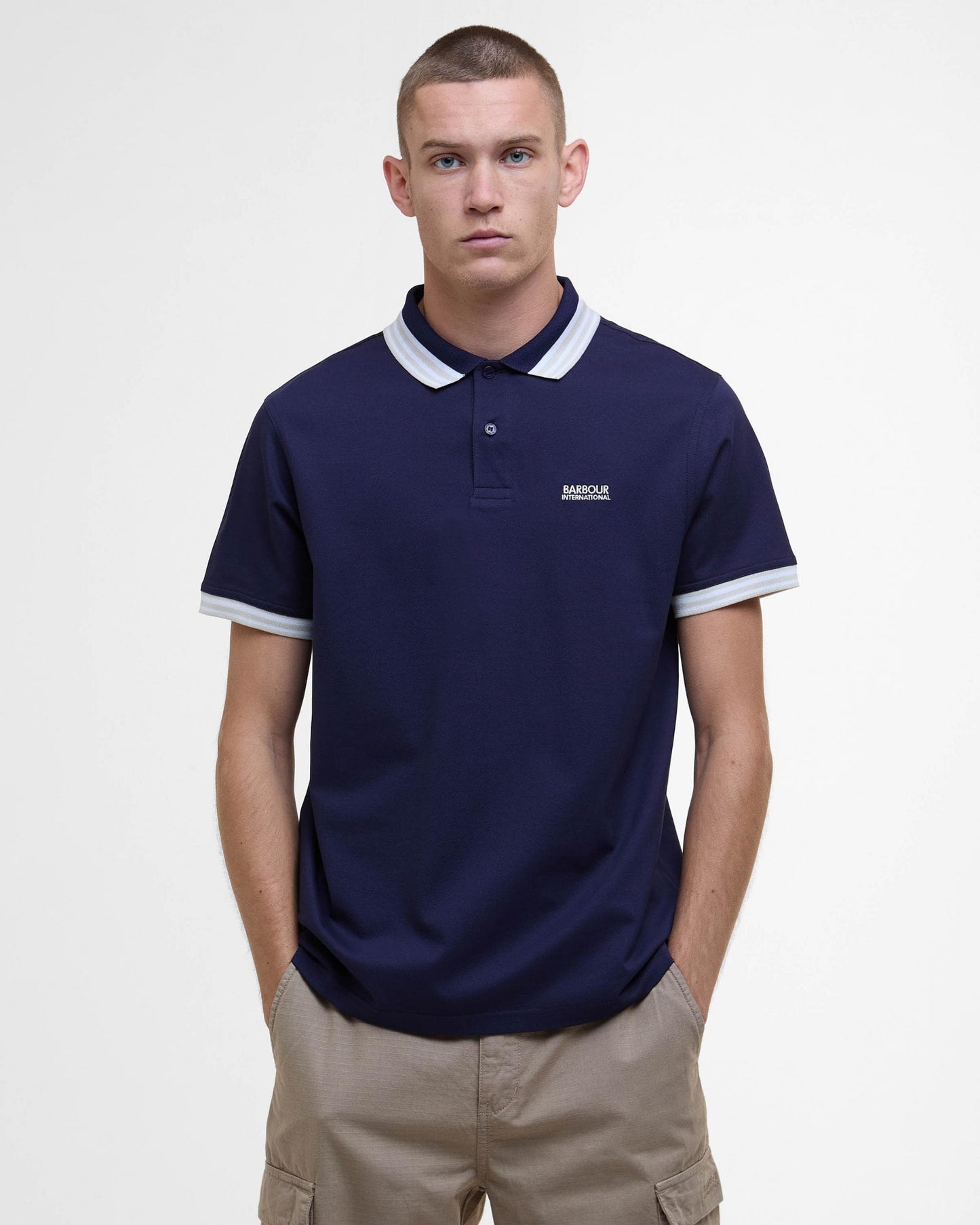 Barbour International Caleb Multi Mens Polo Shirt