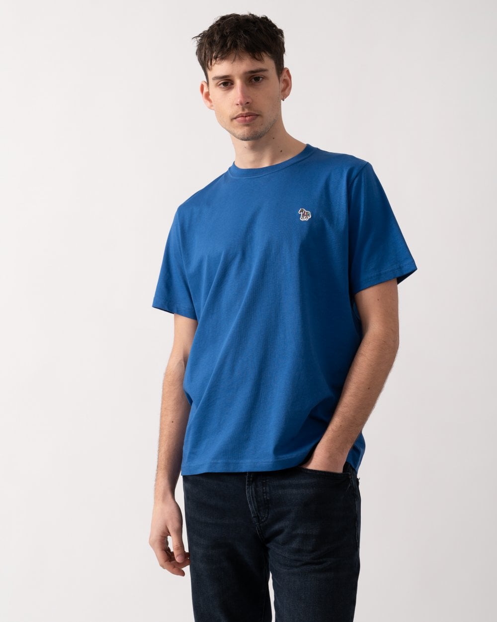 PS Paul Smith Mens Regular Fit Short Sleeve Zebra T-Shirt