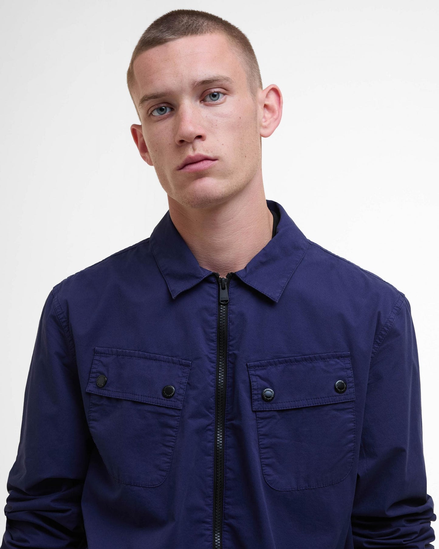Barbour International Hayden Mens Overshirt - Midnight Blue