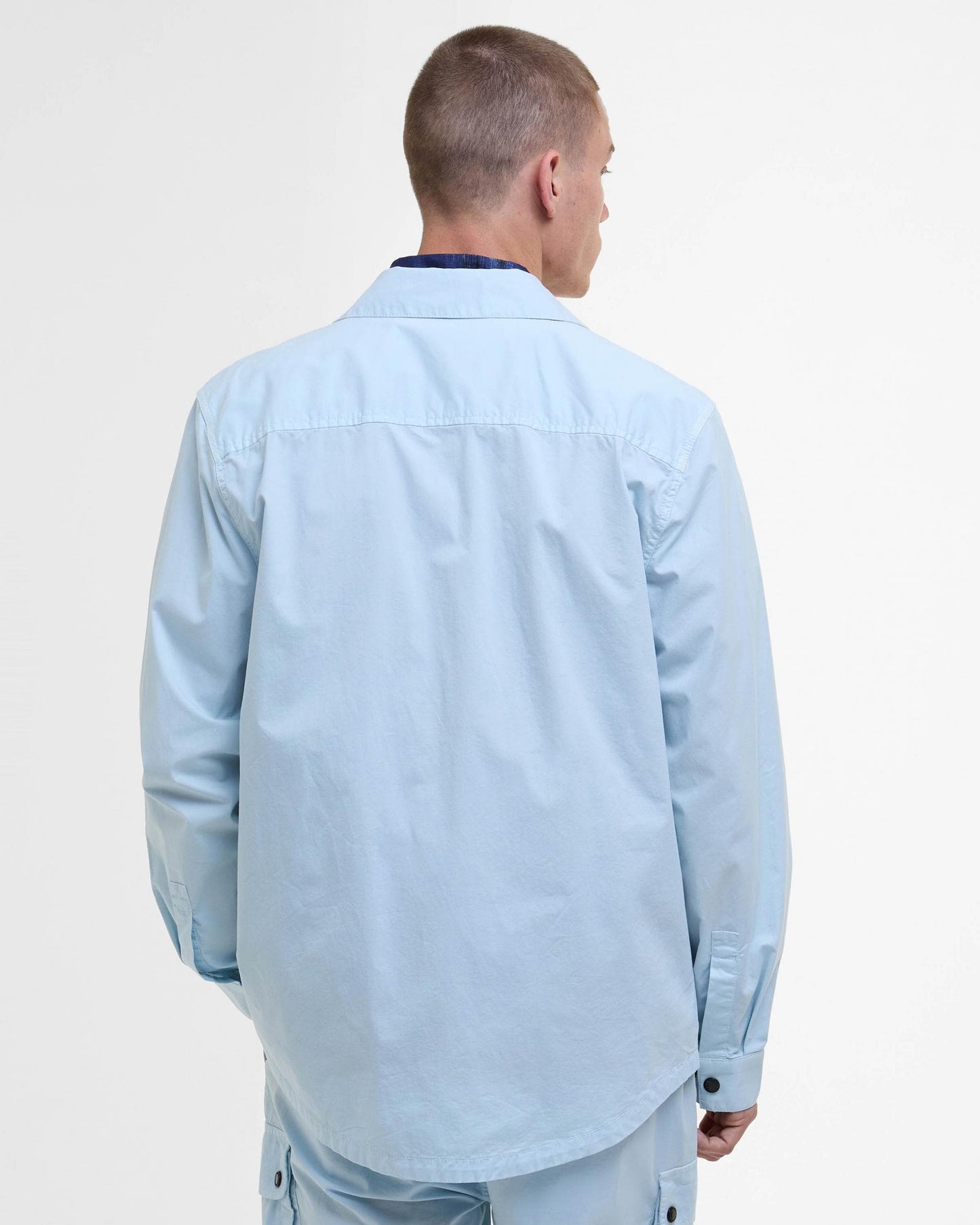 Barbour International Hayden Mens Overshirt - Ice Water