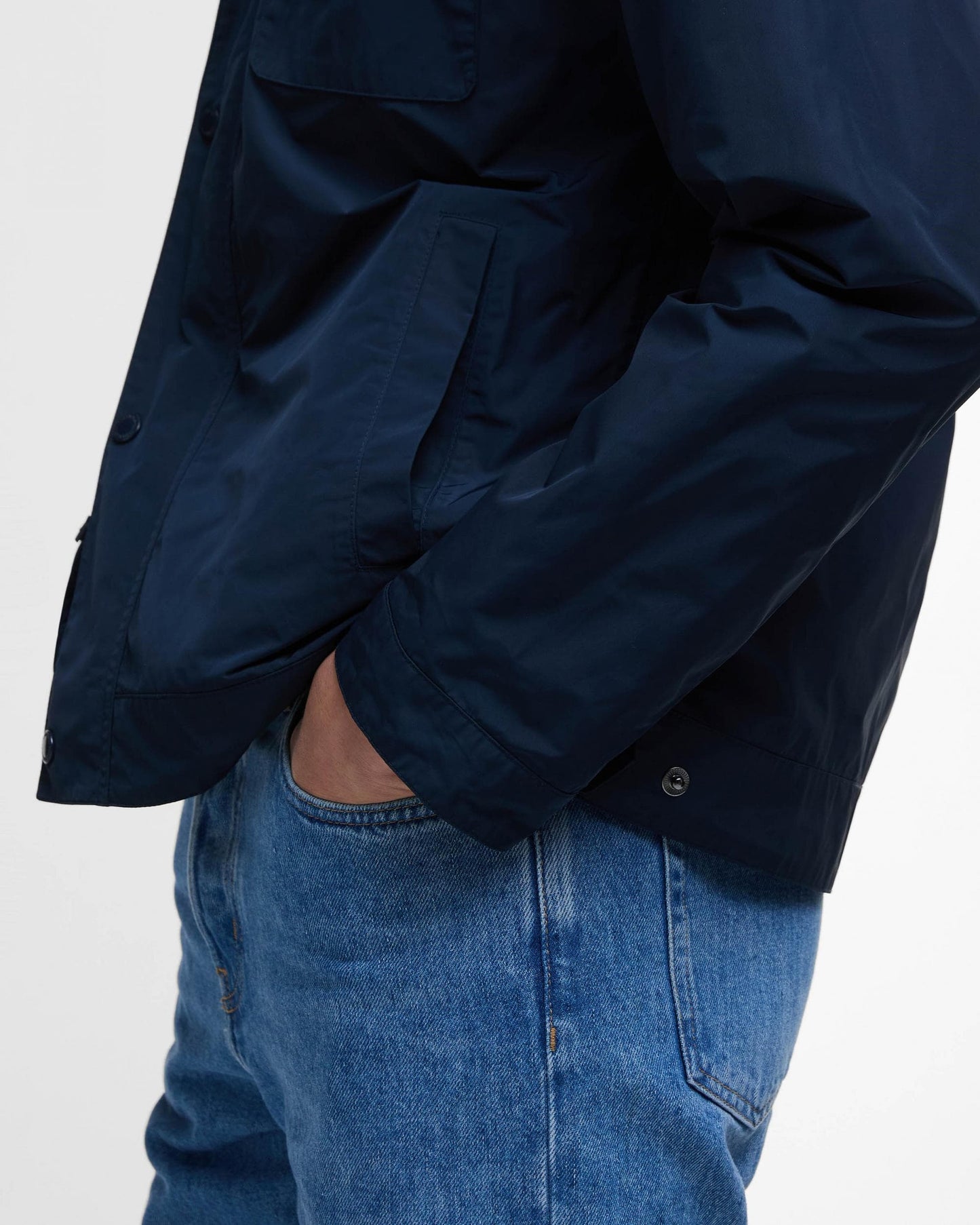 Barbour International Merton Shell Mens Showerproof Jacket - Navy