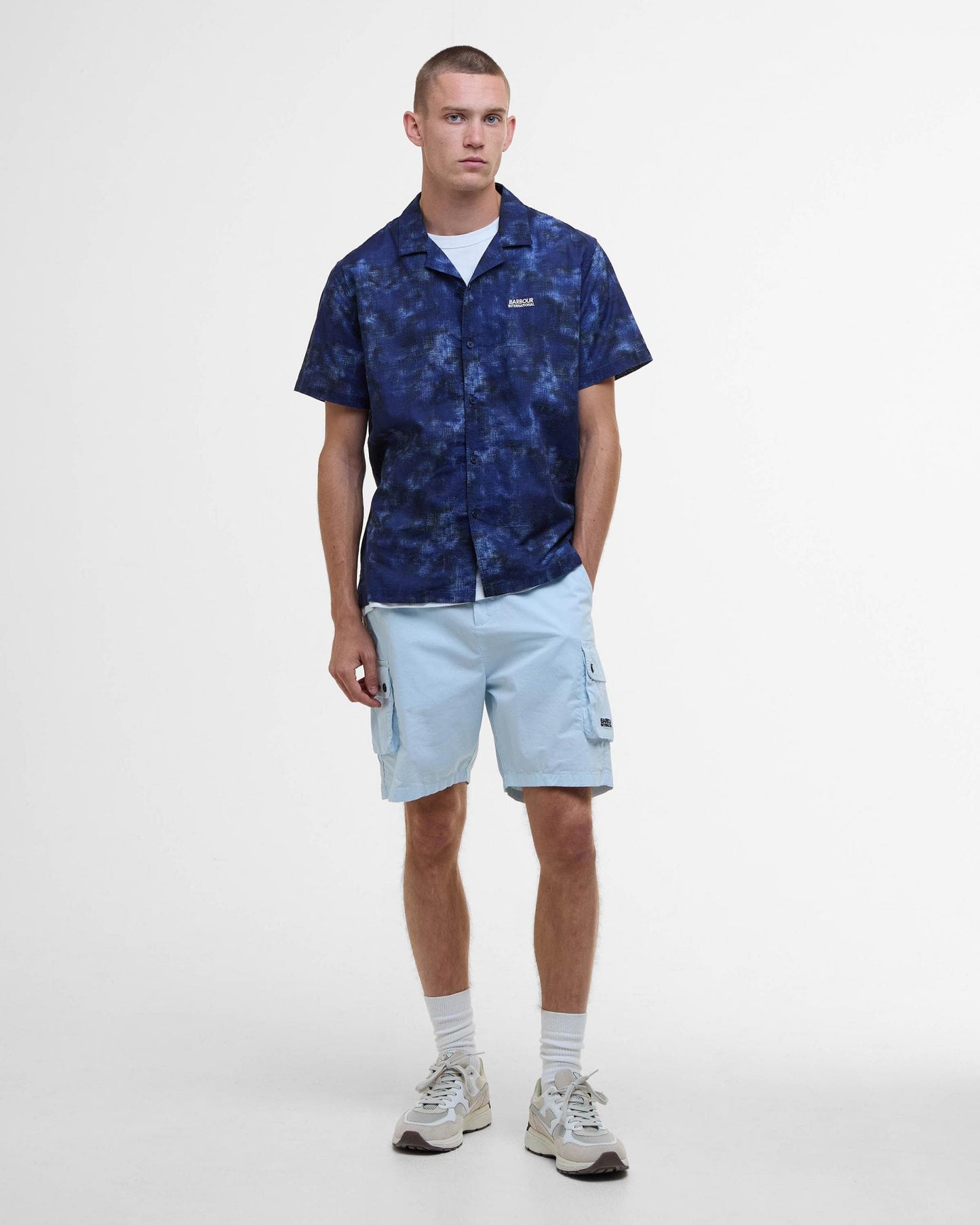 Barbour International Hayden Mens Shorts - Ice Water