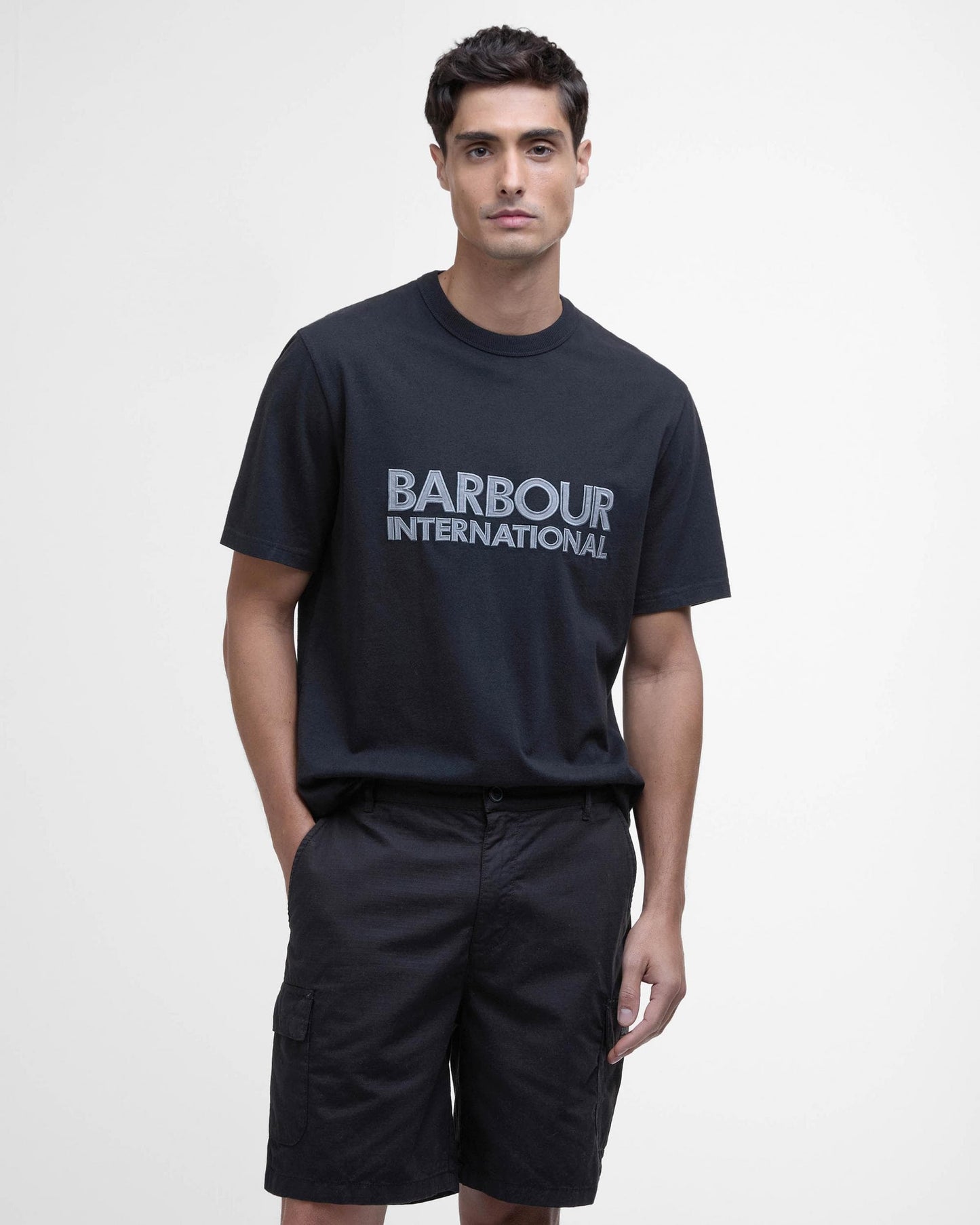 Barbour International Mens Ripstop Shorts - Black