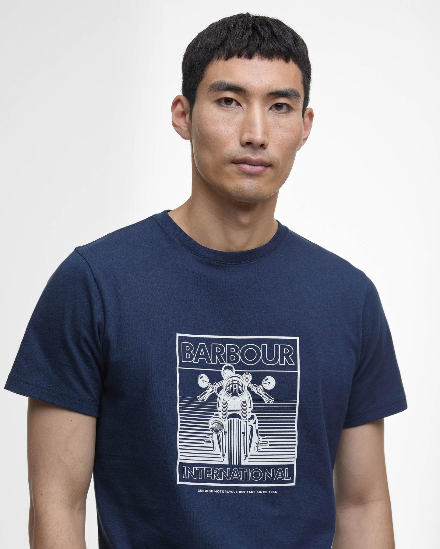 Barbour International Barbour International Track Graphic Mens T-Shirt