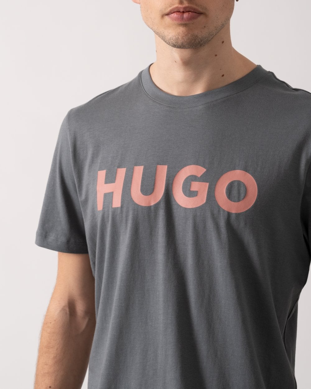 HUGO Dulivio Mens T-Shirt - Open Grey 086