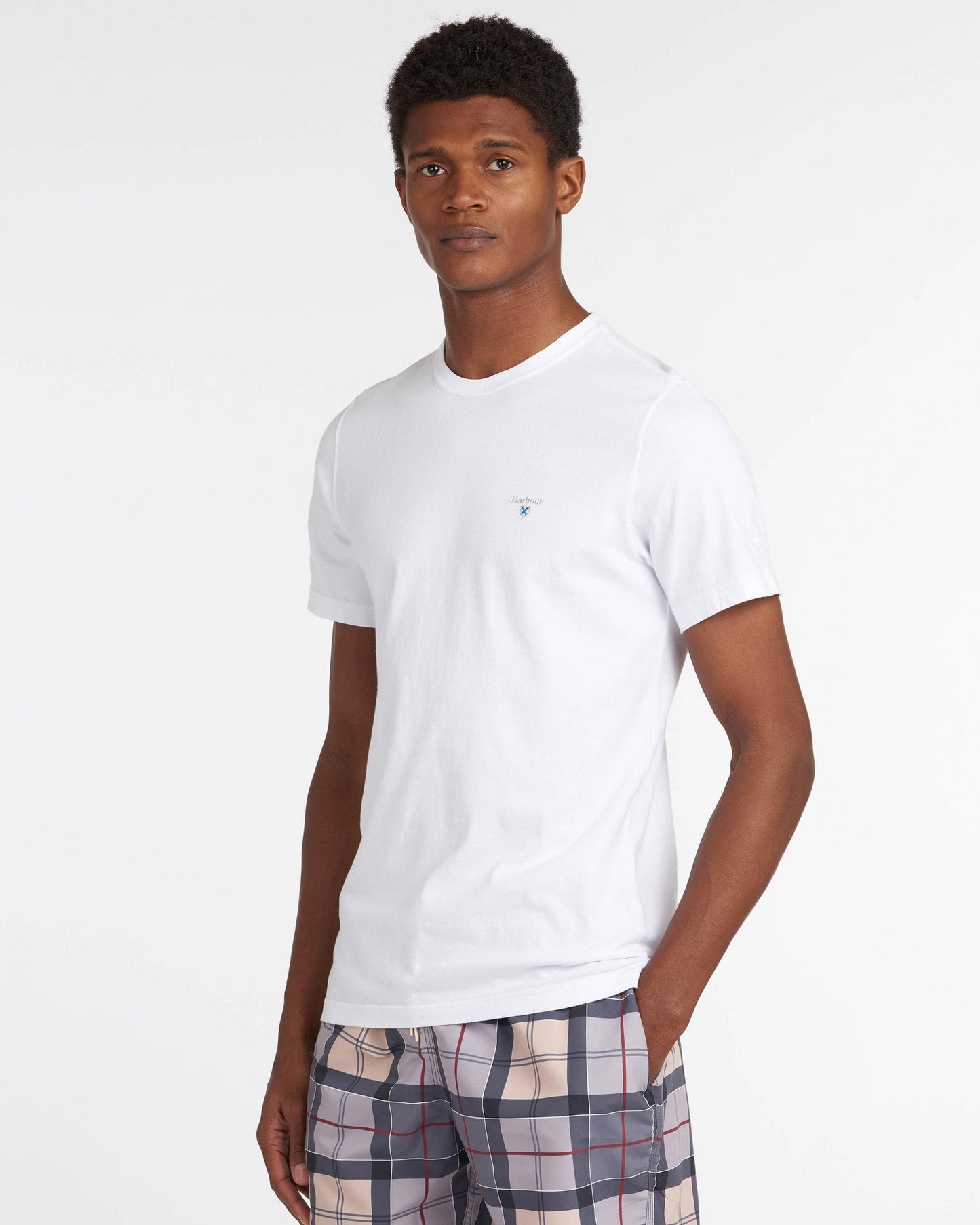 Barbour Aboyne Mens T-Shirt - White