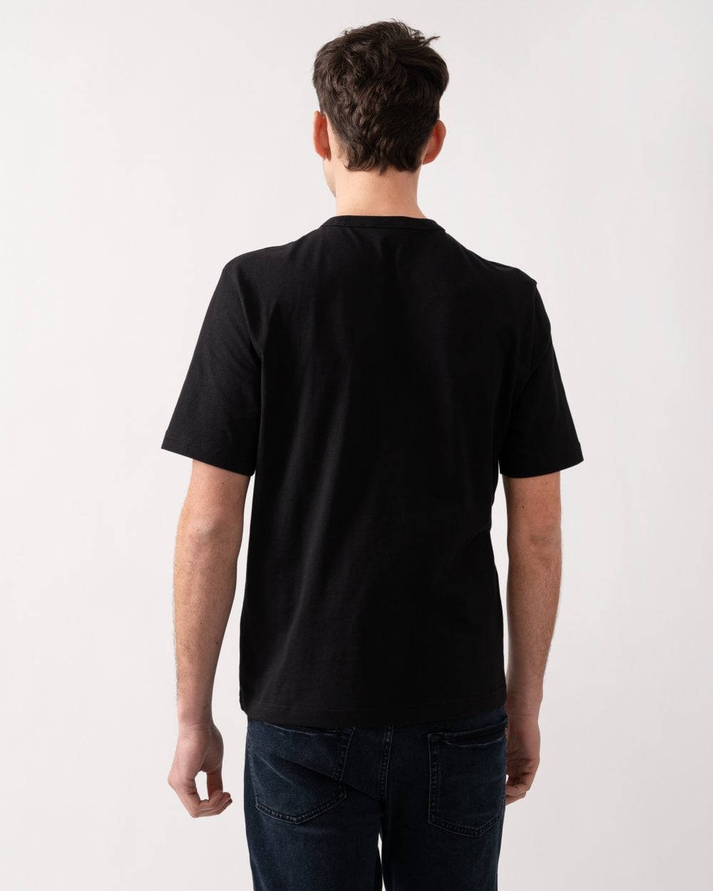 PS Paul Smith Mens Short Sleeve Skull T-Shirt - 79 Black