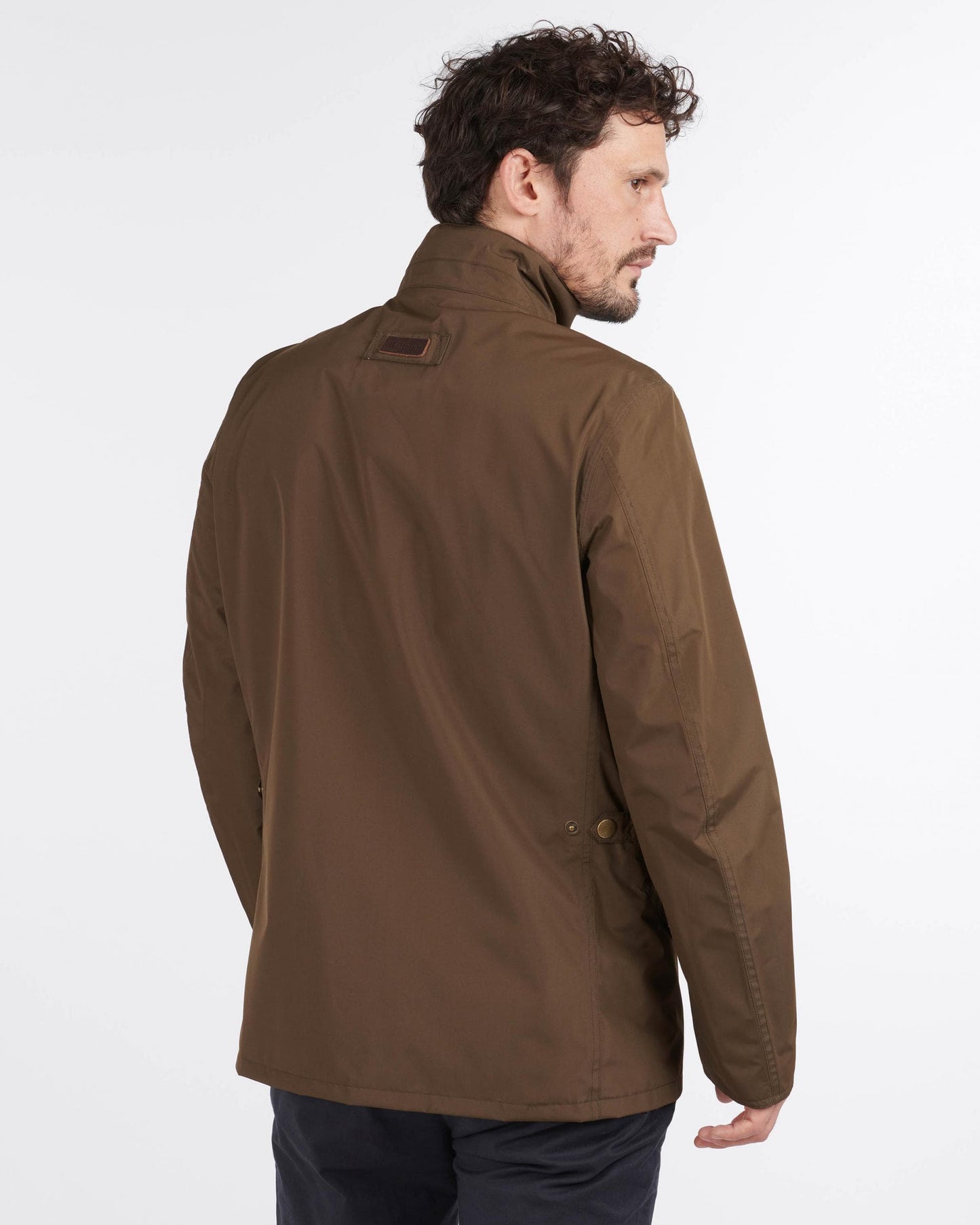 Barbour Spoonbill Mens Jacket - Dark Olive Brown