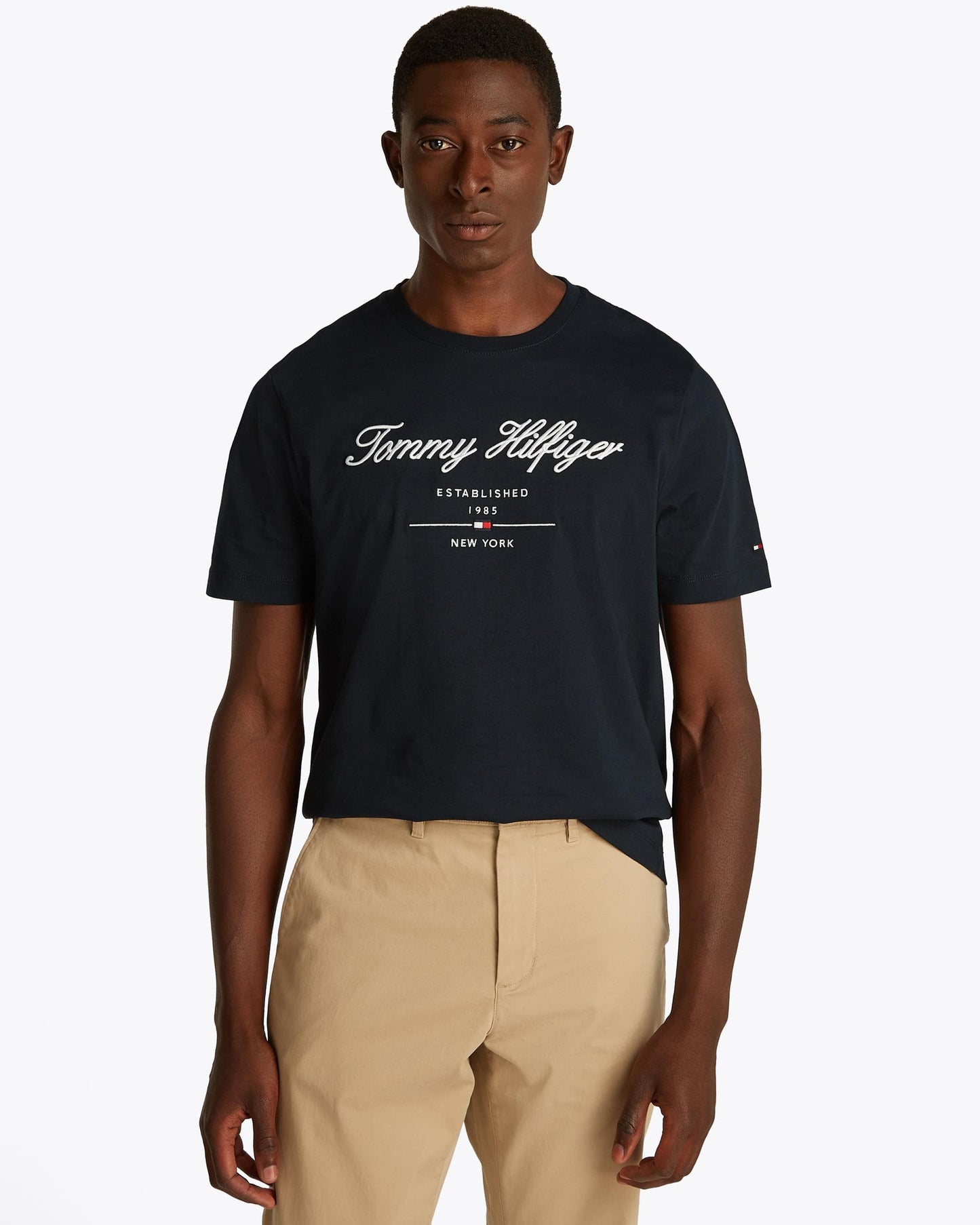 Tommy Hilfiger Tommy Hilfiger Mens Script Logo Tee
