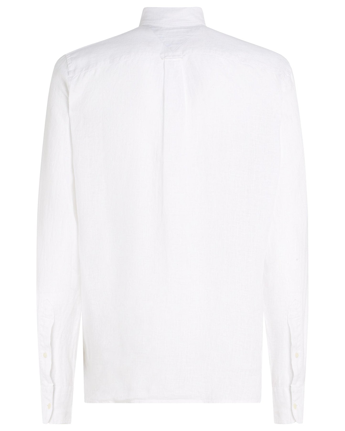 Tommy Hilfiger Pigment Dyed Solid Mens Shirt - Optic White
