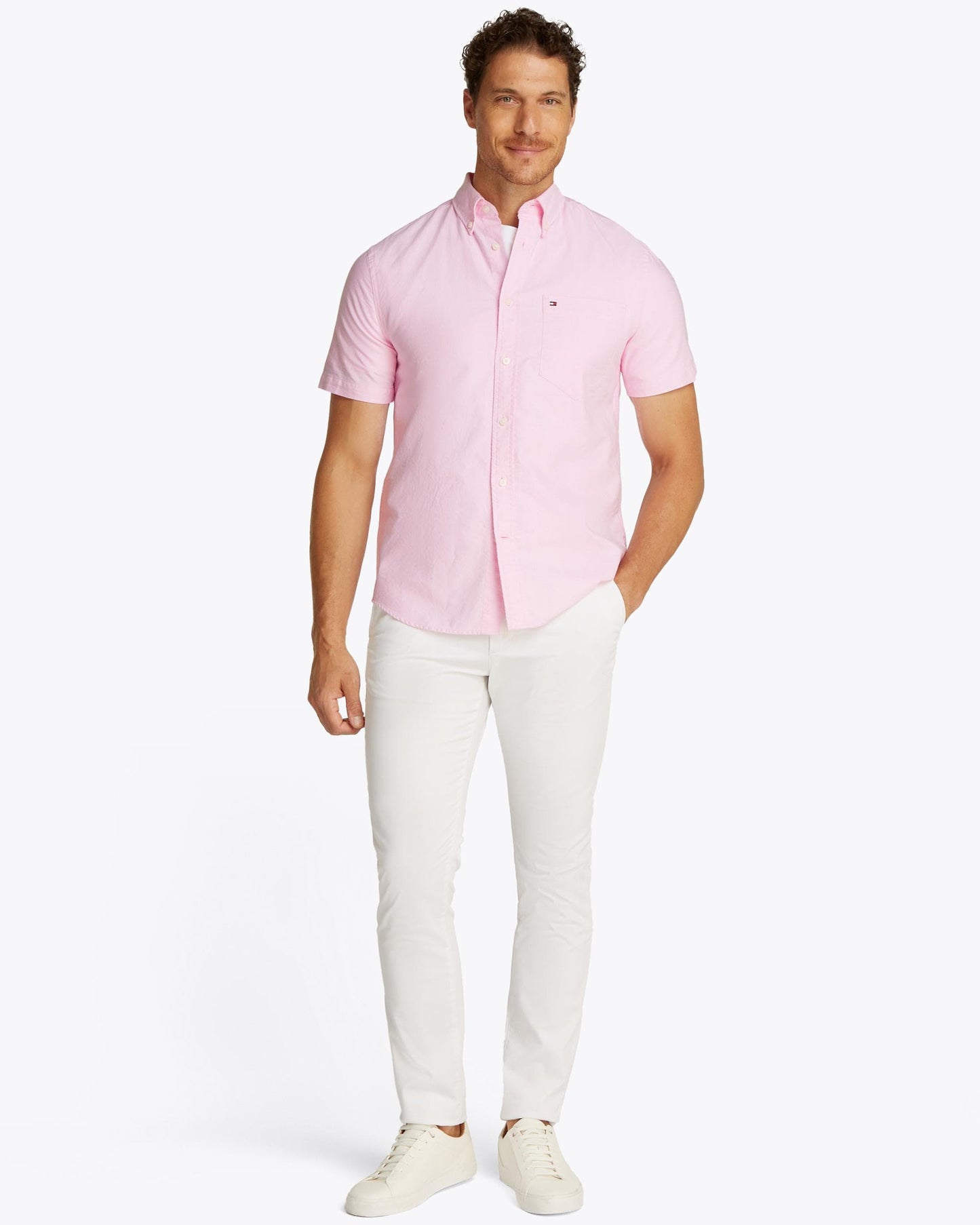 Tommy Hilfiger Tommy Hilfiger Heritage Oxford Shot Sleeve Mens Shirt