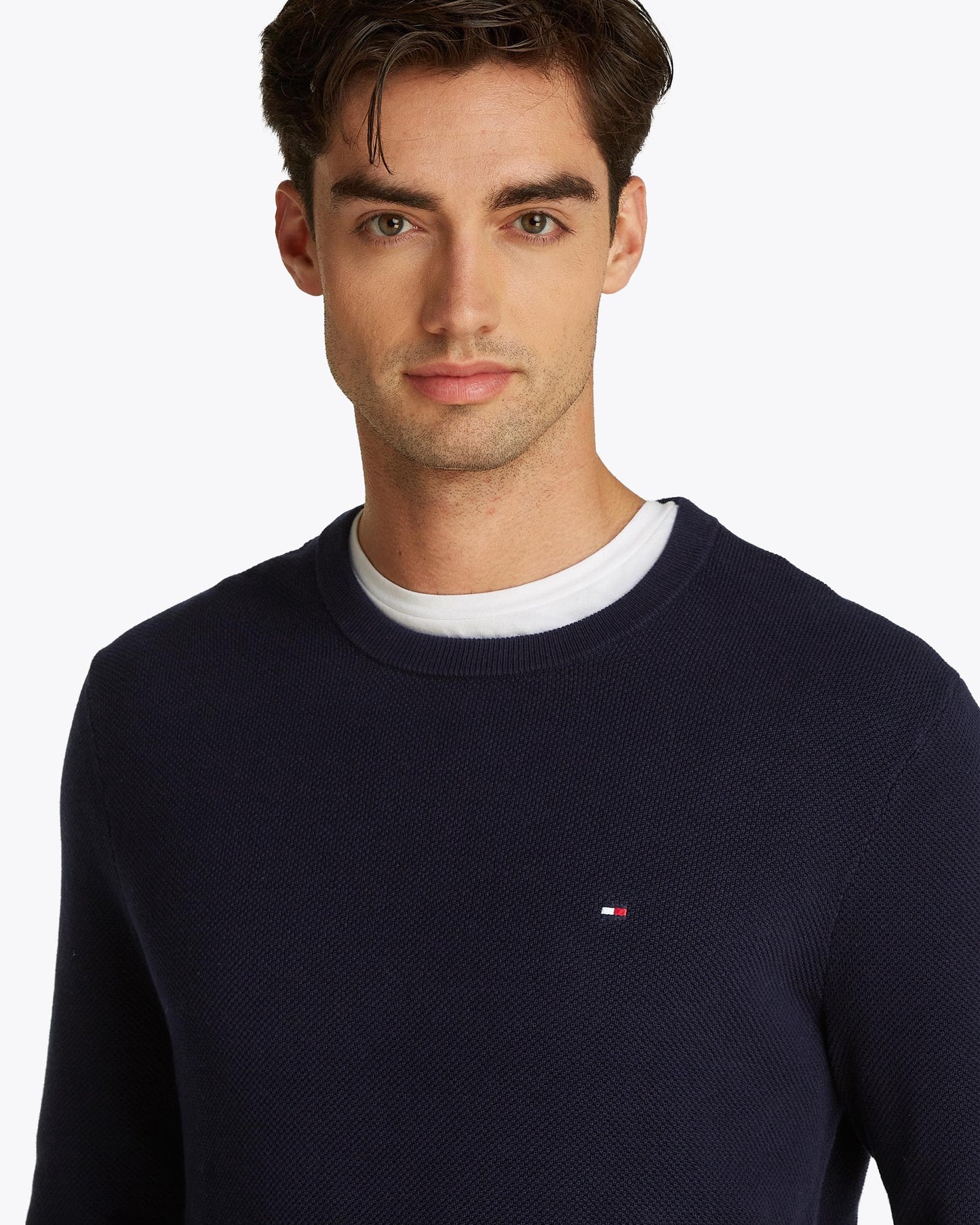 Tommy Hilfiger Tommy Hilfiger Essential Structure Crew Neck Mens Jumper