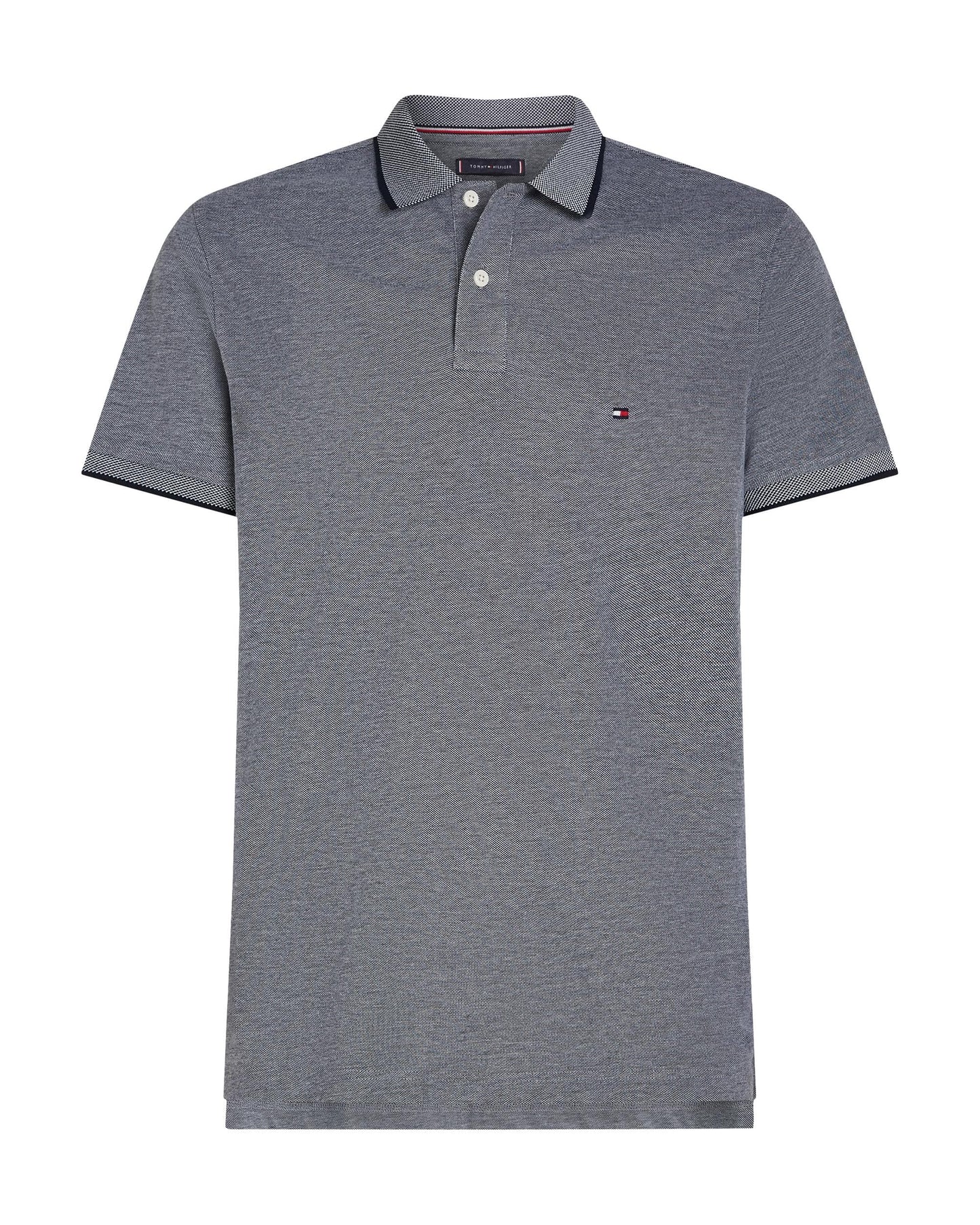 Tommy Hilfiger Tommy Hilfiger Oxford Two Tone Tipped Mens Polo