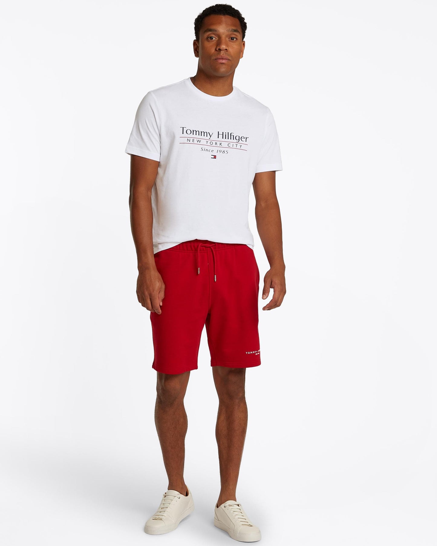 Tommy Hilfiger Center Stack Mens T Shirt - White
