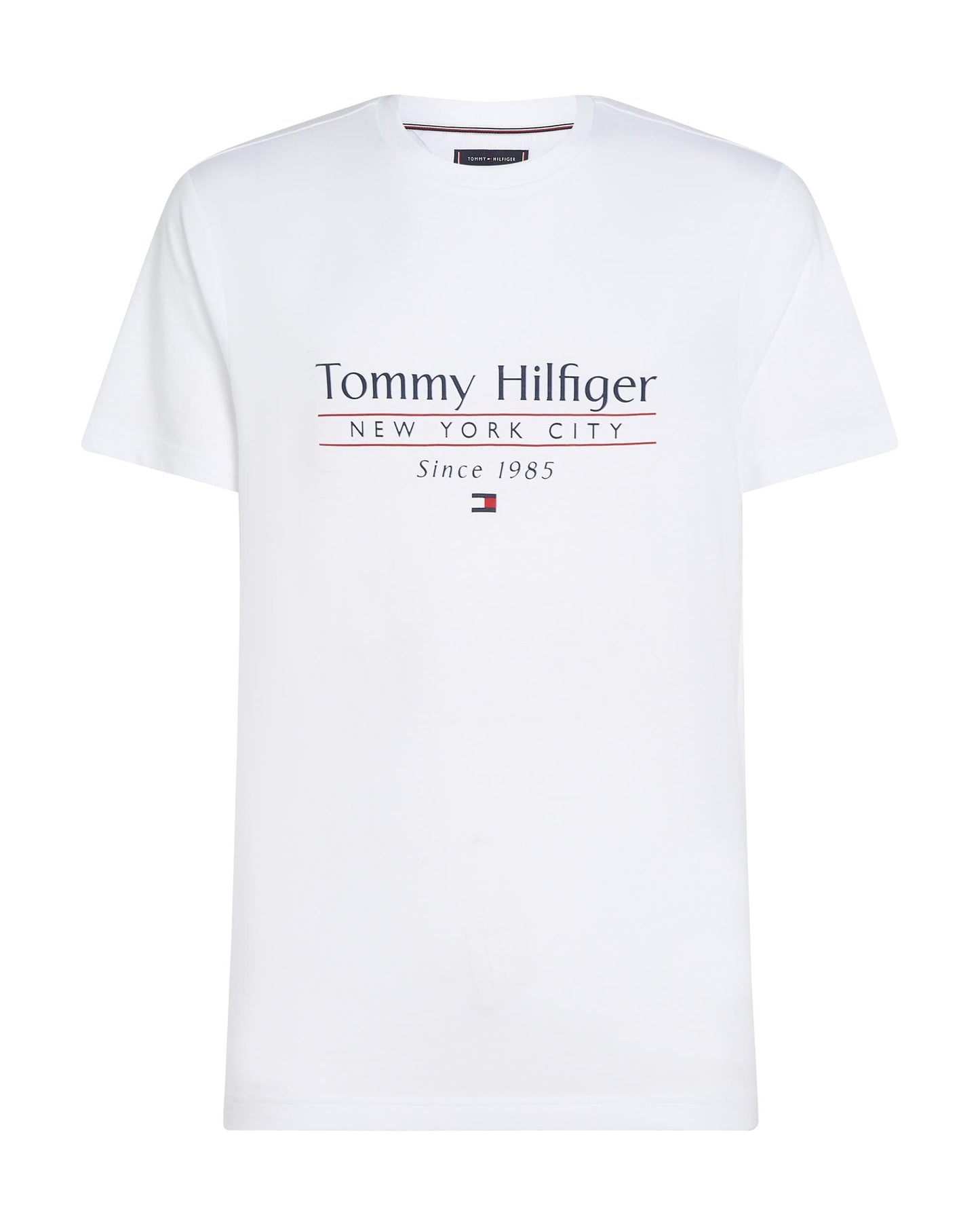 Tommy Hilfiger Center Stack Mens T Shirt - White