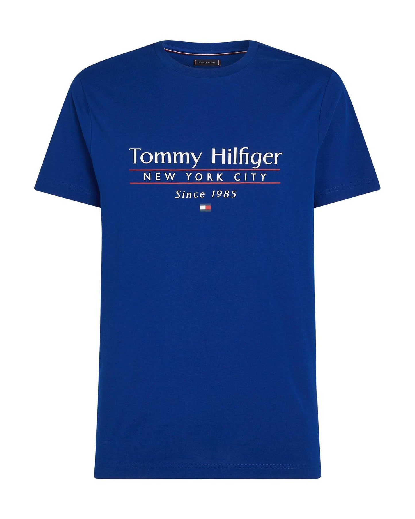 Tommy Hilfiger Center Stack Mens T Shirt - Wedge Blue