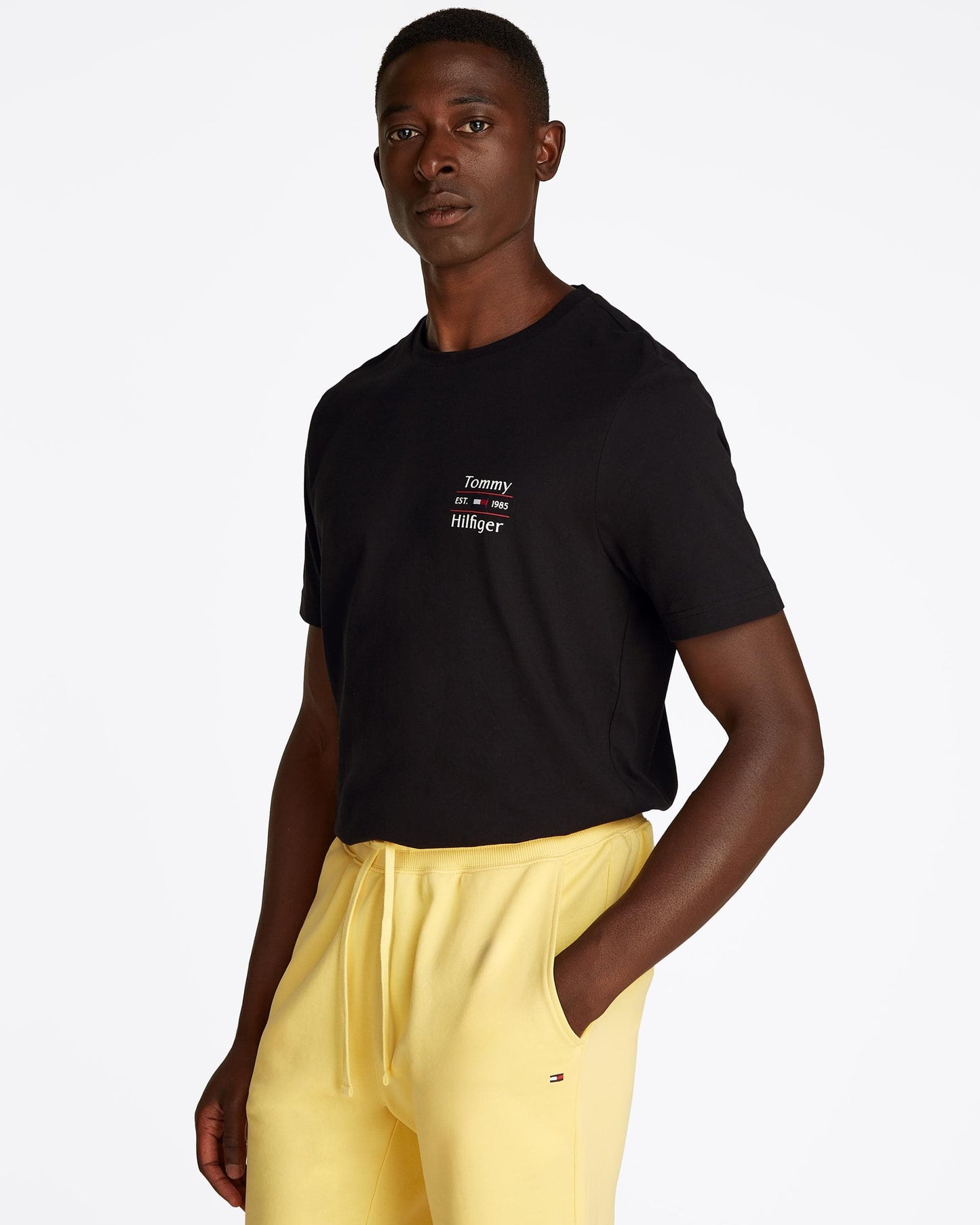 Tommy Hilfiger Stack Mens T Shirt - Black