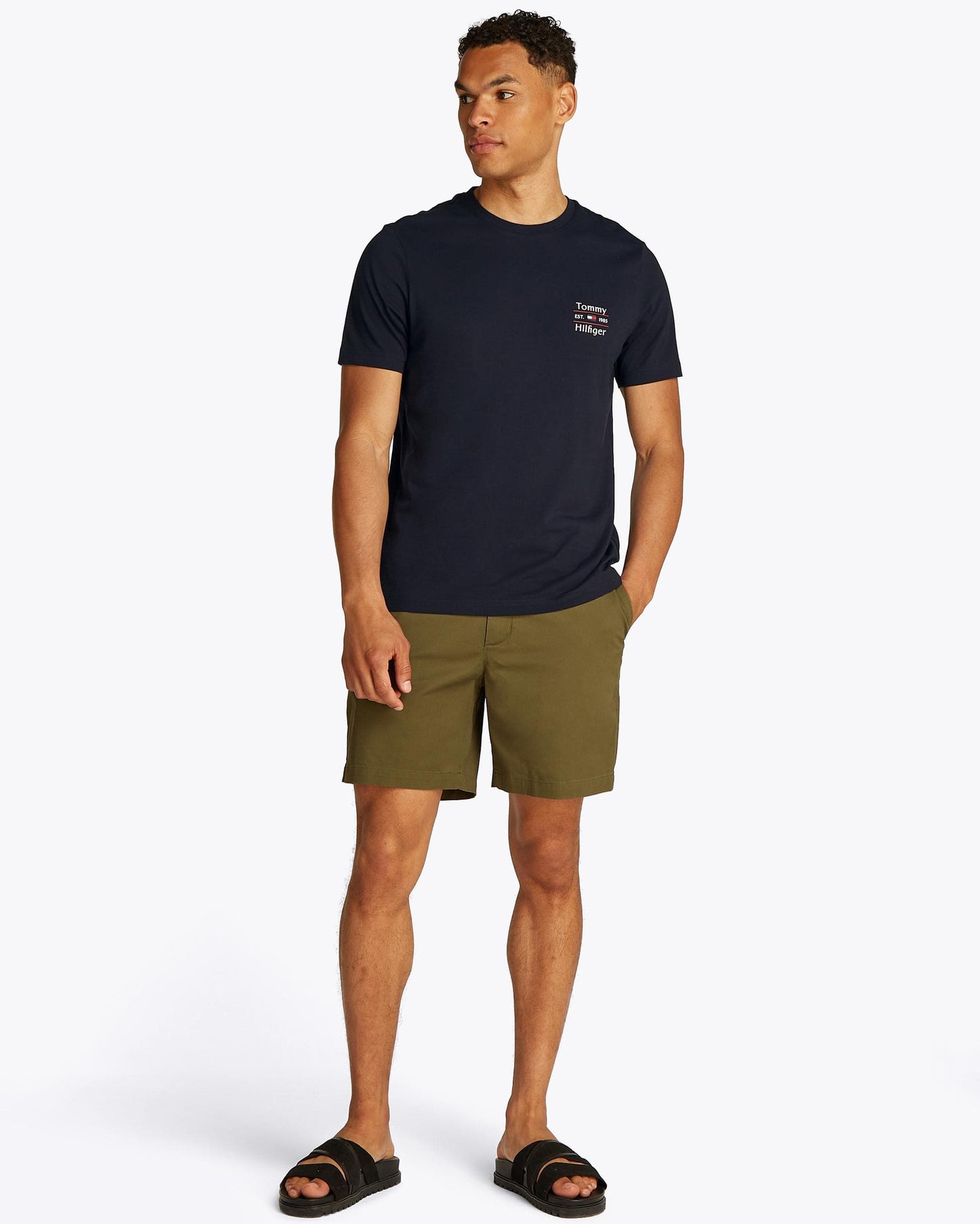 Tommy Hilfiger Stack Mens T Shirt - Desert Sky