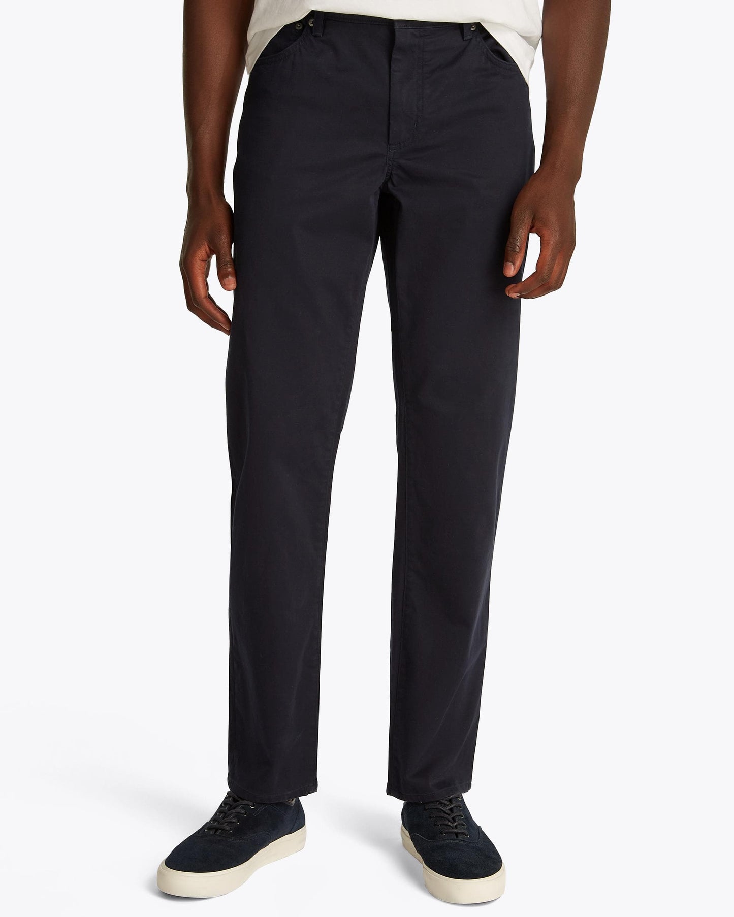 Tommy Hilfiger Denton 5 Pocket Cotton Mens Trouser - Desert Sky