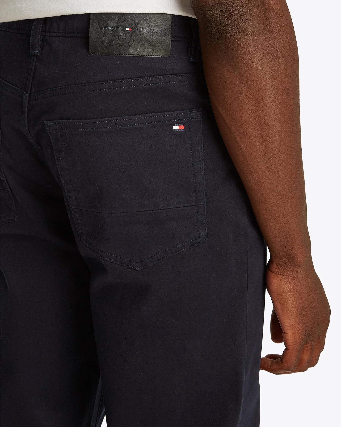 Tommy Hilfiger Denton 5 Pocket Cotton Mens Trouser - Desert Sky