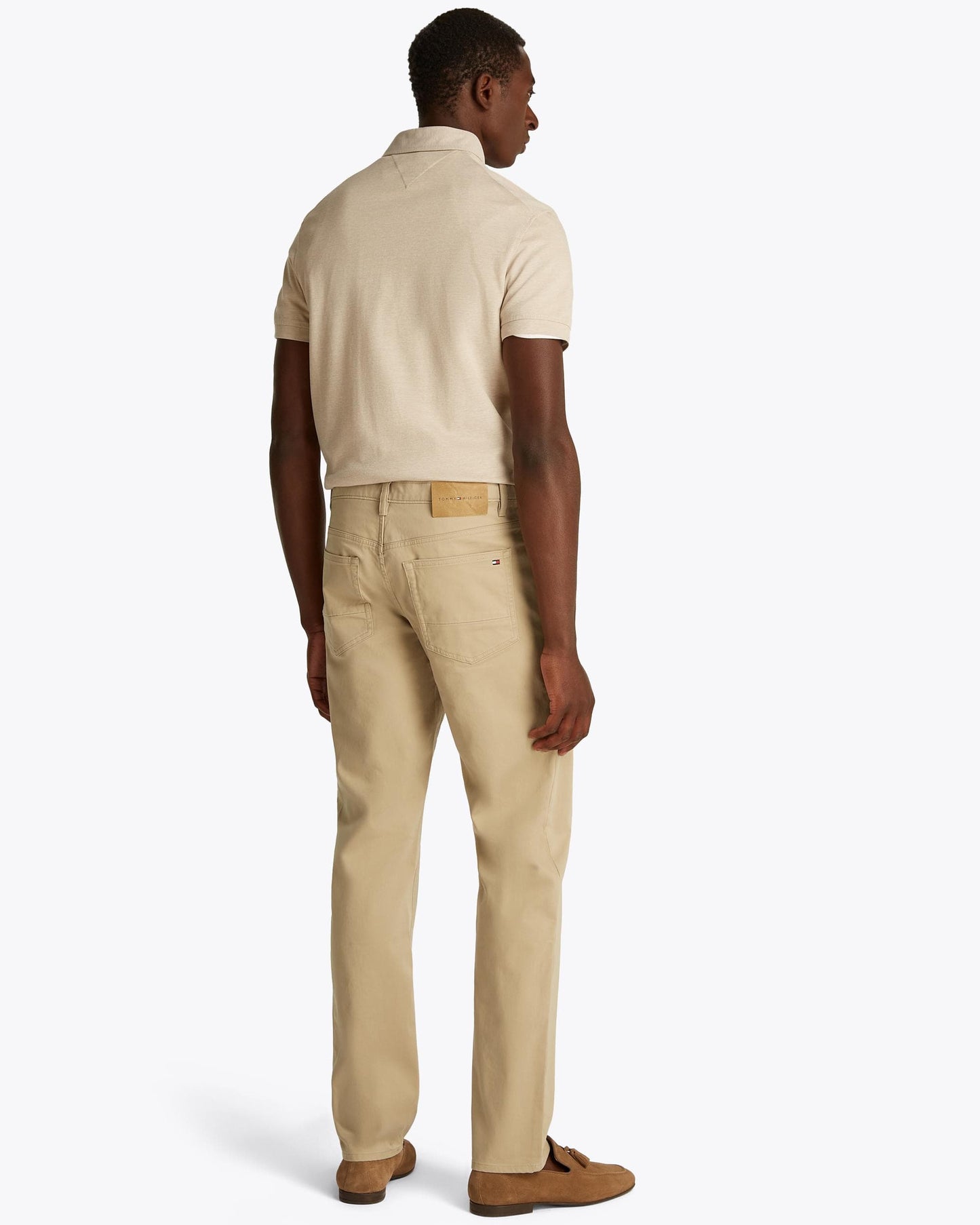 Tommy Hilfiger Denton 5 Pocket Cotton Mens Trouser - Batique Khaki
