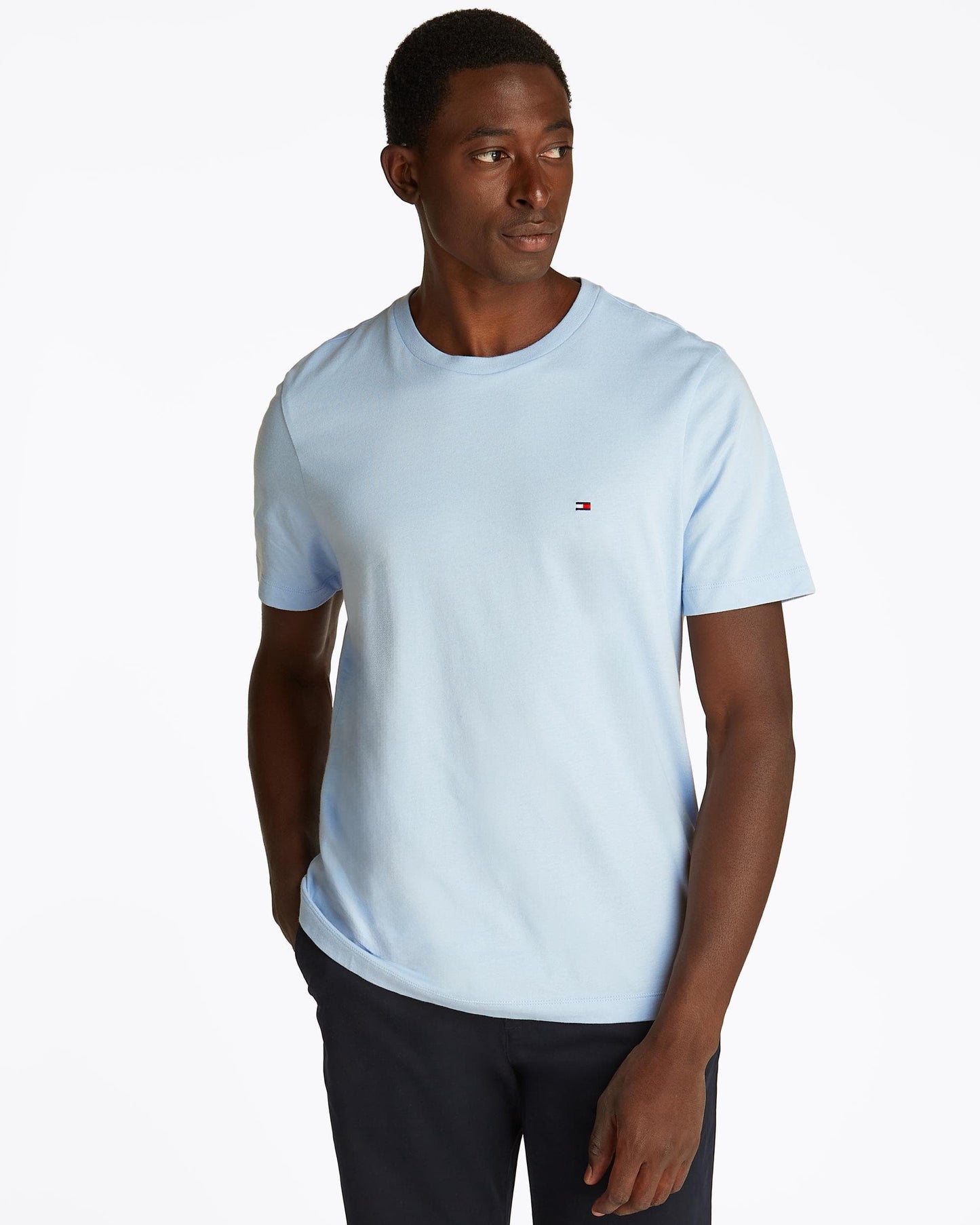 Tommy Hilfiger Essential Seasonal Regular Fit Solid Mens T Shirt