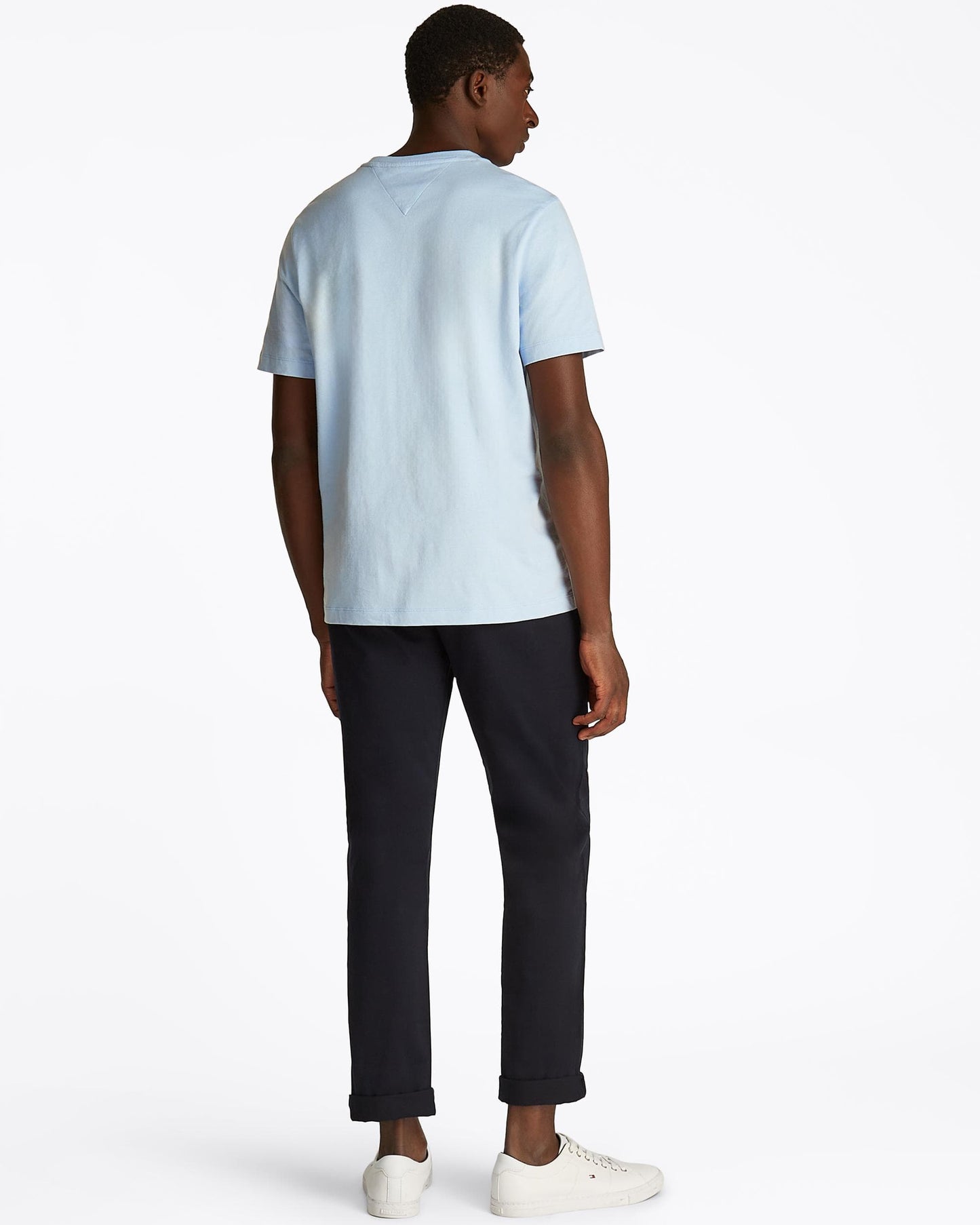 Tommy Hilfiger Essential Seasonal Regular Fit Solid Mens T-Shirt - Breezy Blue
