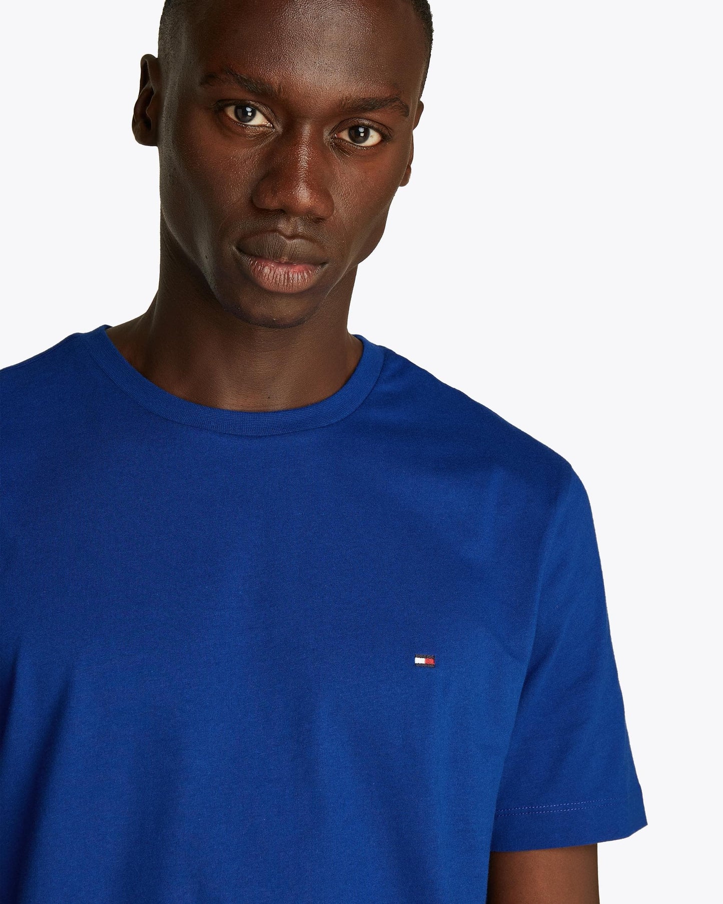 Tommy Hilfiger Essential Seasonal Regular Fit Solid Mens T-Shirt - Wedge Blue