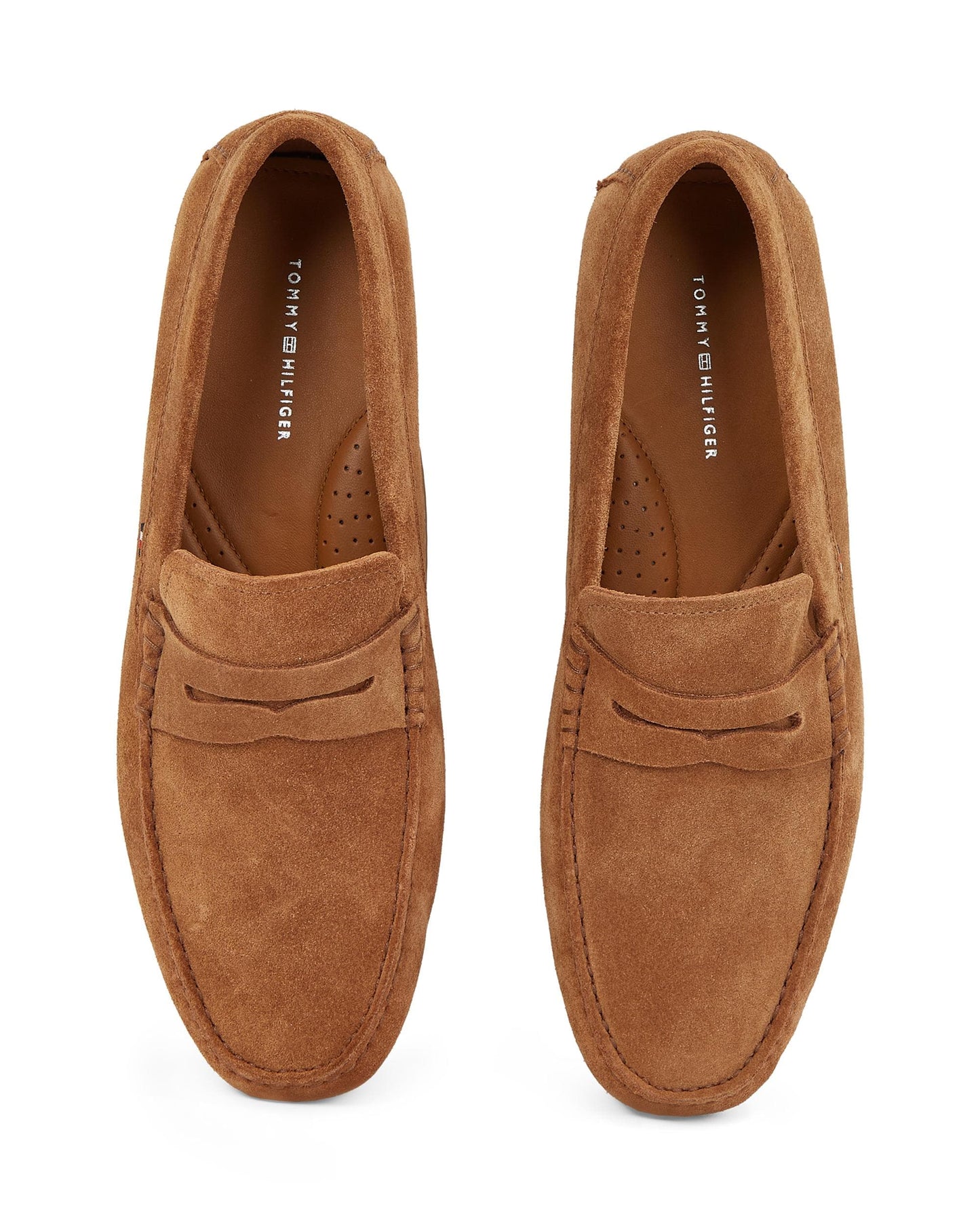 Tommy Hilfiger Casual Hilfiger Mens Suede Driving Shoes - Coconut Grove
