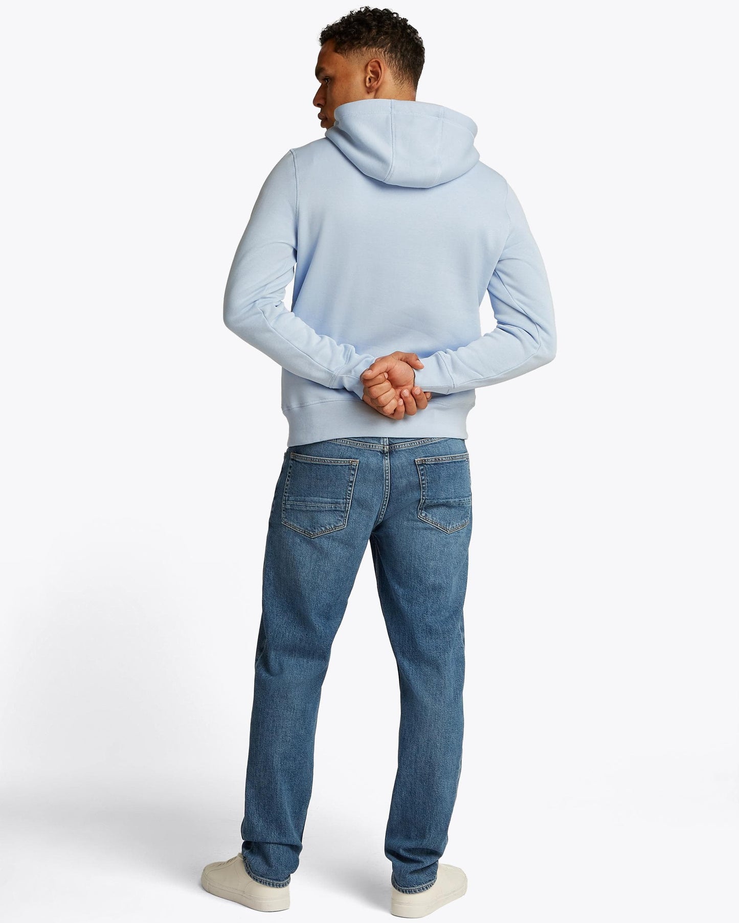 Tommy Hilfiger Tommy Logo Flex Fleece Hoodie - Breezy Blue