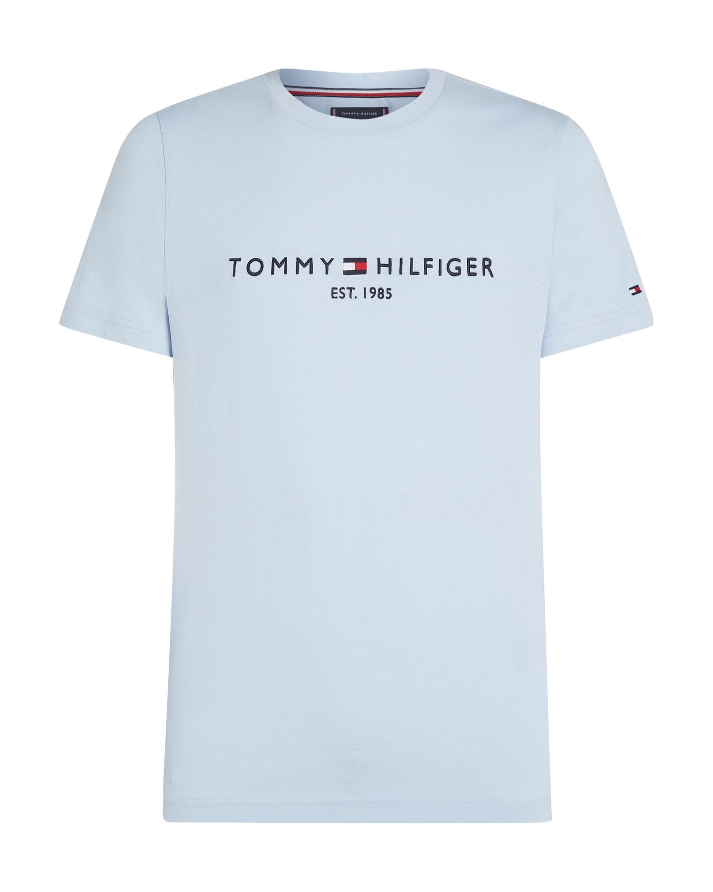 Tommy Hilfiger Tommy Logo Basic Mens T-Shirt - Breezy Blue