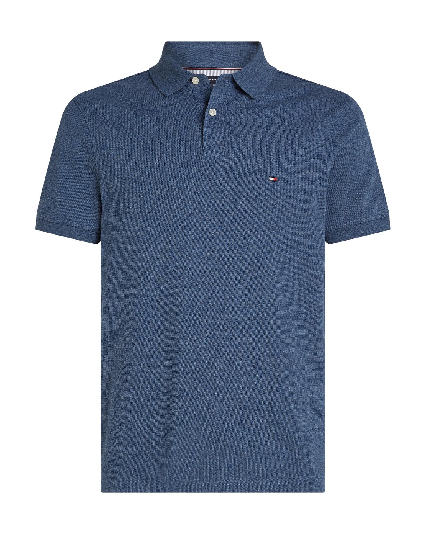 Tommy Hilfiger 1985 Regular Fit Mens Polo - Faded Indigo Heather