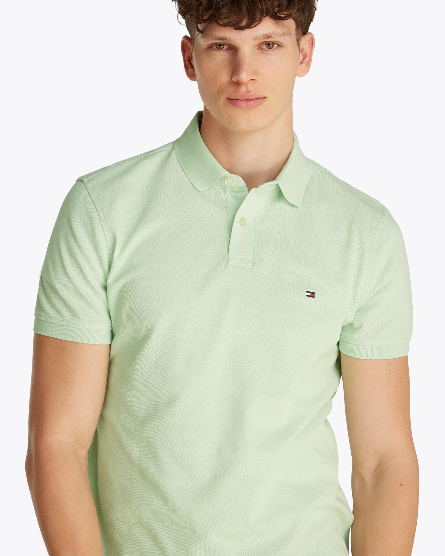 Tommy Hilfiger 1985 Regular Fit Mens Polo - Opal Green