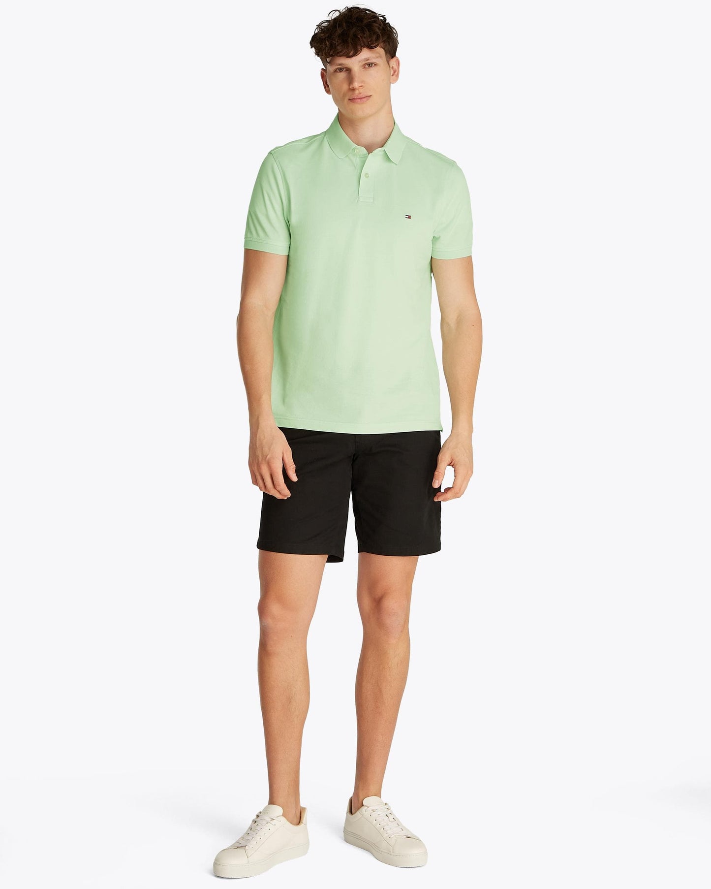 Tommy Hilfiger 1985 Regular Fit Mens Polo - Opal Green